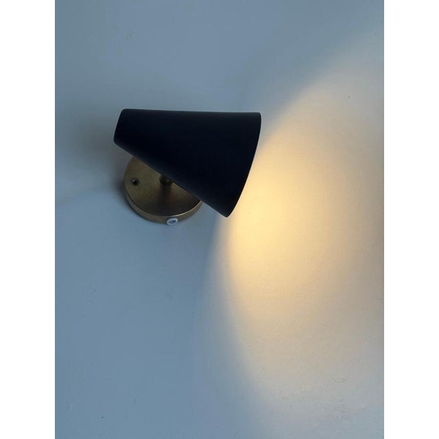 Scandinavian Modern Wall Lamps with Adjustable Cone Shades, 1960s, Set of 2 For Sale - Image 18 of 18