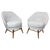 White Set of Mid-Century Modern Armchairs, Austro-Hungarian, 1960s For Sale - Image 8 of 8