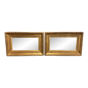 Pair of Gilded 1920s Vintage Picture Frames