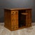 Antique Industrial Oak Architect's Desk With Integrated Swing-Out Stool c.1920 For Sale - Image 4 of 17