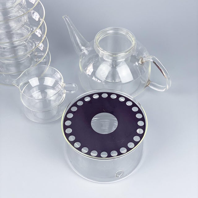 Glass Tea Service by Ilse Decho, 1960s-1980s, Set of 14 For Sale - Image 9 of 18