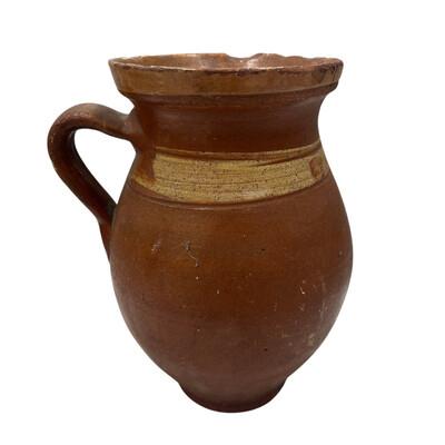 Farmhouse Antique Hungarian Folk Art Pottery For Sale - Image 3 of 5