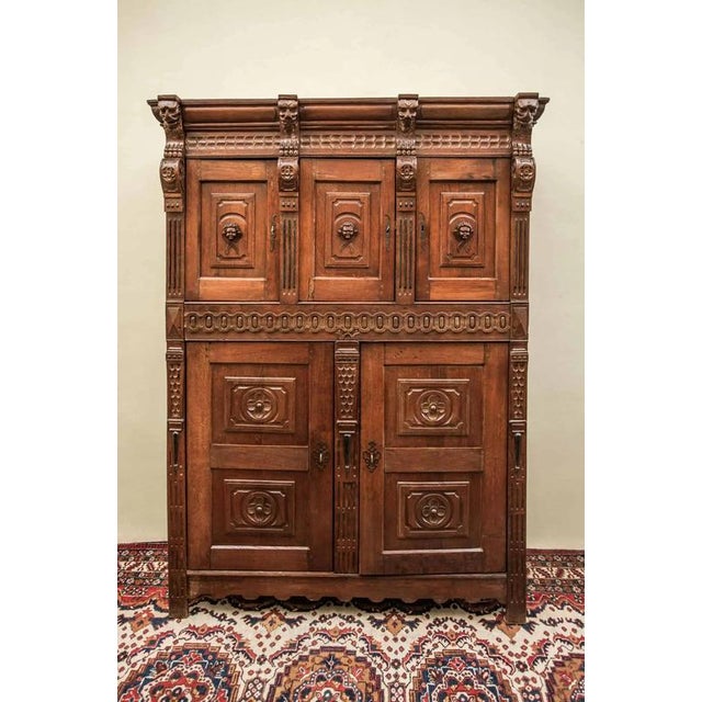 17th Century Flemish Renaissance Cabinet For Sale - Image 6 of 16