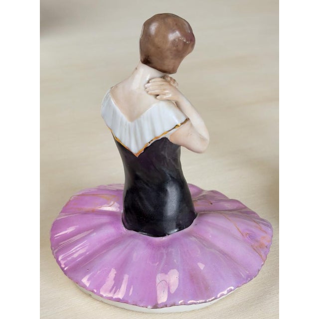 Art Deco Porcelain Ballerina Powder Box, Germany, 1930s For Sale - Image 12 of 17