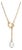 Tiffany & Co Elsa Peretti 18k Yellow Gold Open Heart Lariat Necklace For Sale