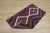 Textile 1980s African Red Blue Ikat Small Rug For Sale - Image 7 of 13