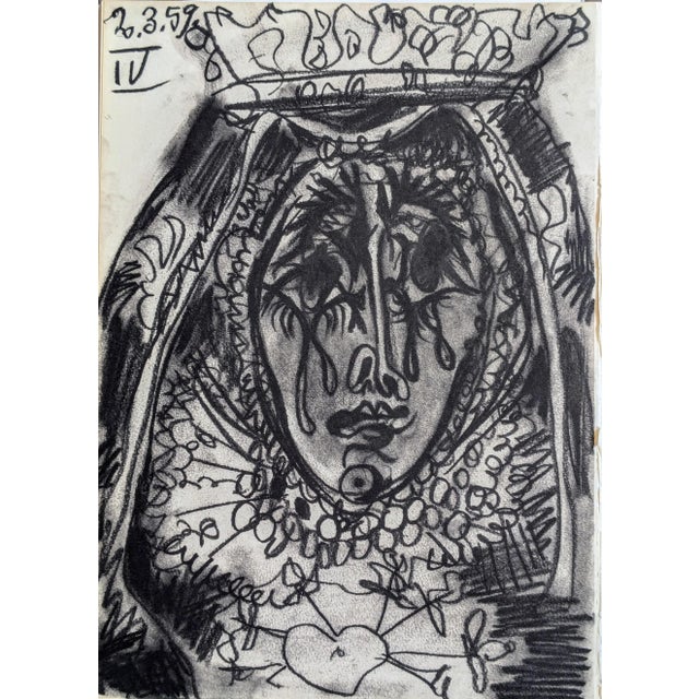 1960s Pablo Picasso, Weeping Queen, 1961, Lithograph For Sale - Image 5 of 5