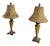 Large Vintage Rattan Table Lamps, 1980s, Set of 2 For Sale