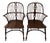 Windsor Armchairs in Elm, Set of 2 For Sale
