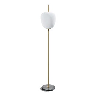 Tall J14 Floor Lamp in Gilt Brass from Disderot For Sale