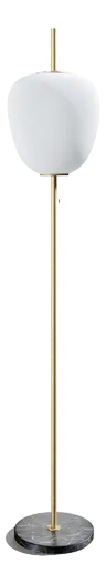 Tall J14 Floor Lamp in Gilt Brass from Disderot