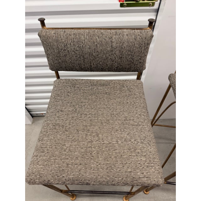 Mid-Century Modern Vintage Mid-Century Modern Counter Stools For Sale - Image 3 of 4