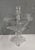 Shabby Chic Vintage Square Glass Footed Compote With Lid / 1880 Adams & Co. For Sale - Image 3 of 11