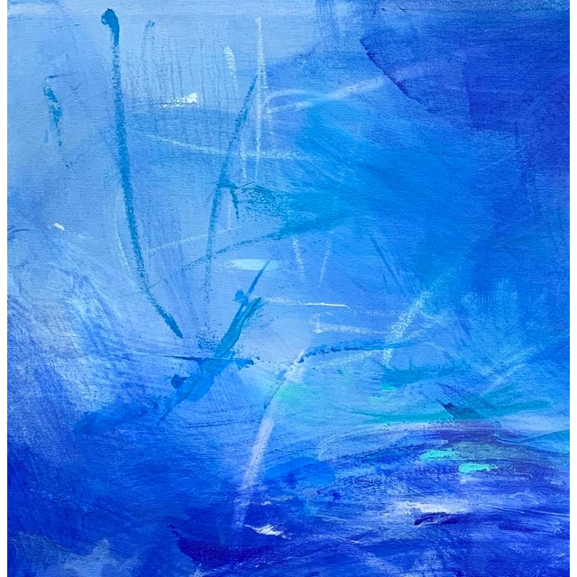 “Sea Gulls” is a contemporary abstract painting that moves between gesture and suggestion. Light, shifting marks cross the...