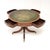 Antique Regency Leather Top Drum Table, 1890s For Sale - Image 3 of 11