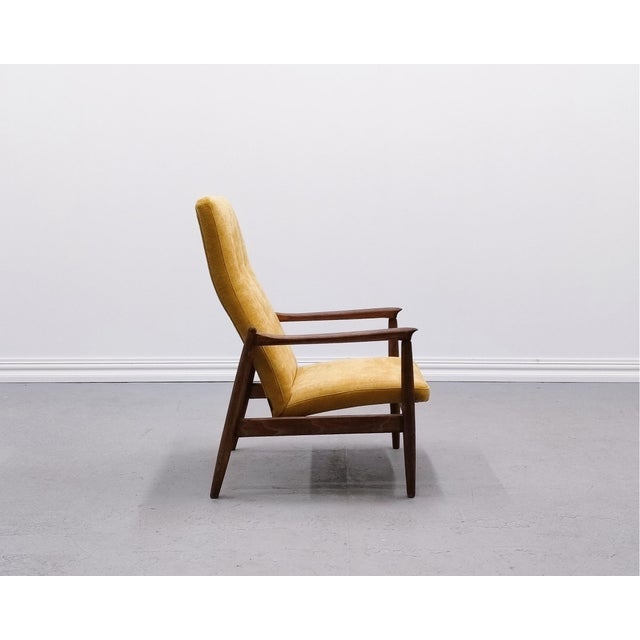 Vintage Lounge Chair by Edmund Homa for Gościcińskie Fabryki Mebli, 1960s For Sale - Image 10 of 15