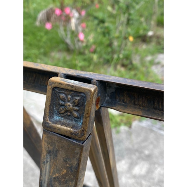 Antique Decorative Picture Stand, English, Brass, Book Rest, Easel, Art Nouveau For Sale - Image 12 of 12