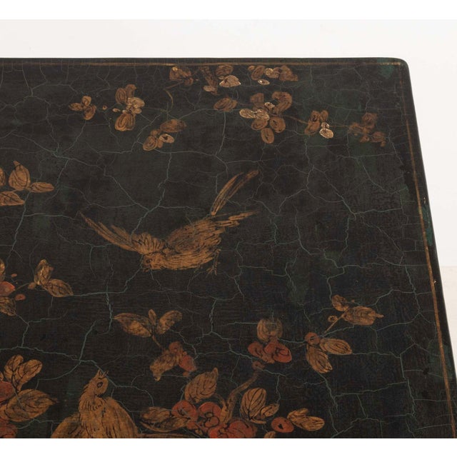 Chinese Gilt-Decorated and Lacquered Wood Low Table For Sale - Image 9 of 11