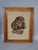 Mid 20th Century Vintage Mid-20th Century Hand-Stitched Needlepoint Poodle Portrait in Wood Frame For Sale - Image 5 of 6