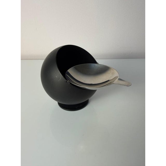 Black Chrome Ball Ashtray by Quist For Sale - Image 11 of 11