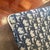 2000 - 2009 A 2000s John Galliano for Christian Dior Trotter Deep Blue and Cream Tote Bag For Sale - Image 5 of 18
