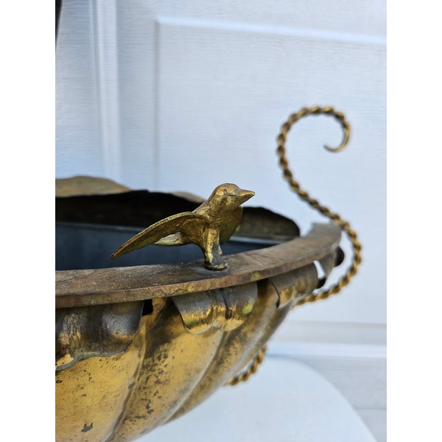 Italian Mixed Metals St. Francis of Assisi Wall Pocket Planter For Sale - Image 6 of 17