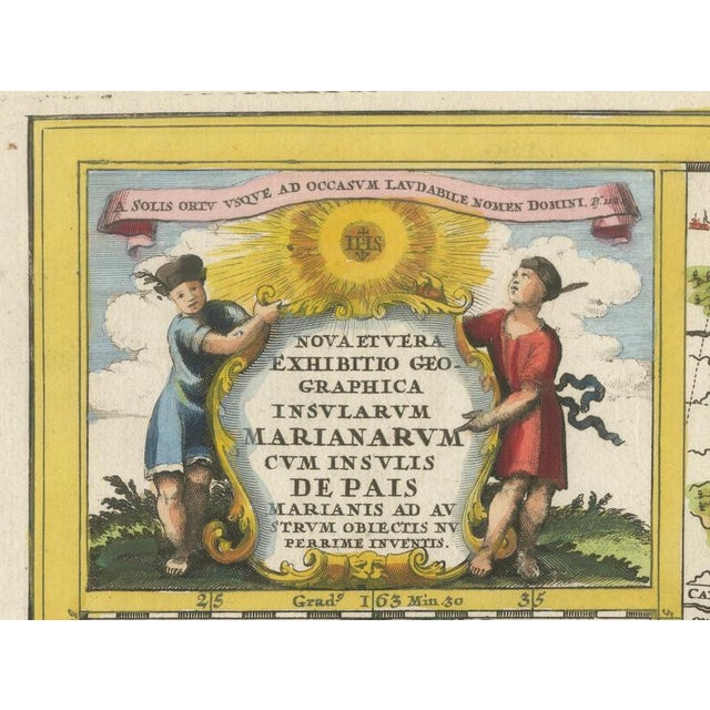 Antique Asian Map with Guam Inset, 1700 For Sale - Image 3 of 10