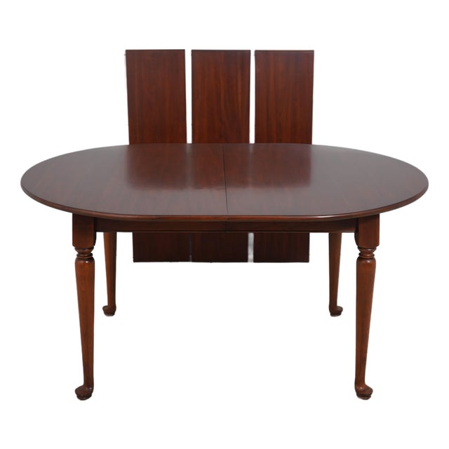 Henkel Harris Cherry Oval Dining Table For Sale