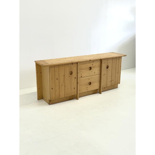 Pine Sideboard by Charlotte Perriand for Les Arcs, 1970s For Sale - Image 11 of 11