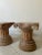 1980s Neoclassical Wood Column Side Tables - a Pair For Sale - Image 4 of 6