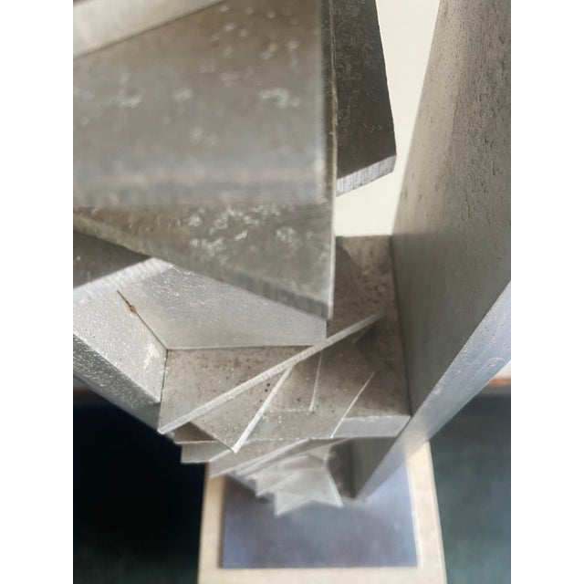 1980s Gerard Koch, Study for La Fugue du Bugey, 1989, Steel & Wood For Sale - Image 5 of 7