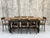 Black French Farmhouse Oak Dining Table with Black Legs, 1950s For Sale - Image 8 of 15
