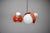 Czechoslovak Space Age Orange and Opaline Glass Chandelier from Napako, 1970s For Sale - Image 11 of 17