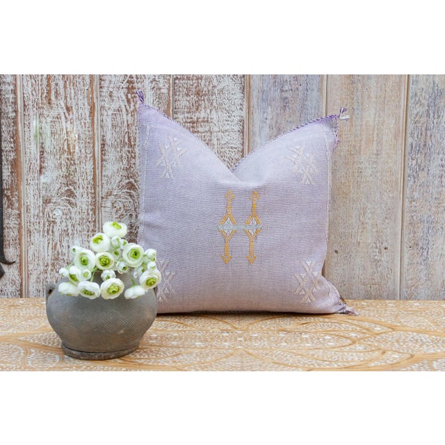 This gorgeous pillow is entirely hand-woven from silk that comes from a Sabra cactus plant. Every pillow is beautifully...