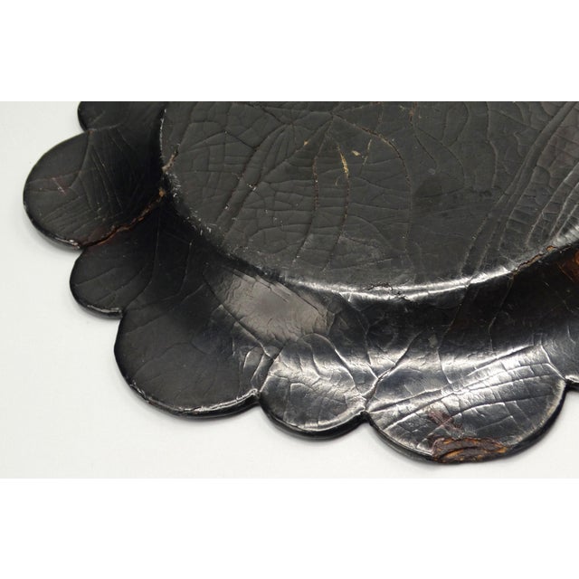 Antique English Papier Mache Tray Wine Coaster For Sale - Image 11 of 11