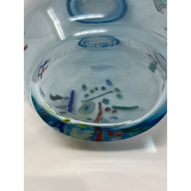 Beautiful Vintage Murano Glass Vase For Sale - Image 9 of 9