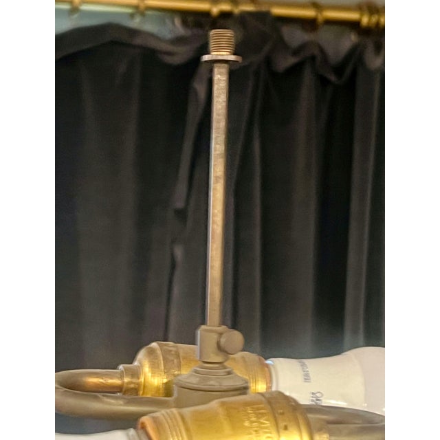 Mid-20th Century Italian Splendor Porcelain Cherub Lamp – Hollywood Regency / Italian Neoclassical Putti Table Lamp For Sale - Image 10 of 13