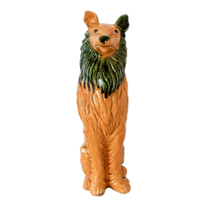 Vintage Ceramic Dog Figurine