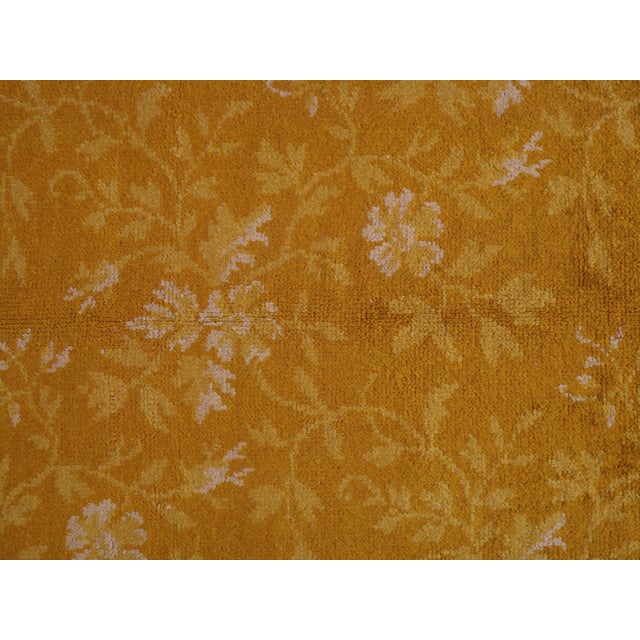 Traditional Early 20th Century Antique Turkish Oushak Rug - 10′ × 12′9″ For Sale - Image 3 of 8