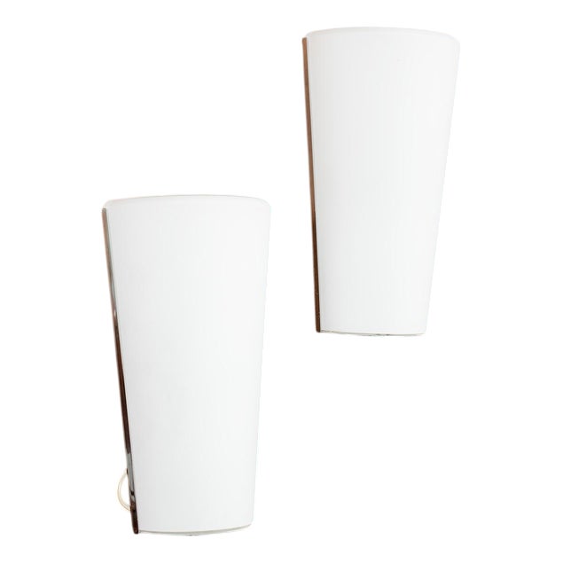 Wall Lamps from Glashutte Limburg, Set of 2 For Sale
