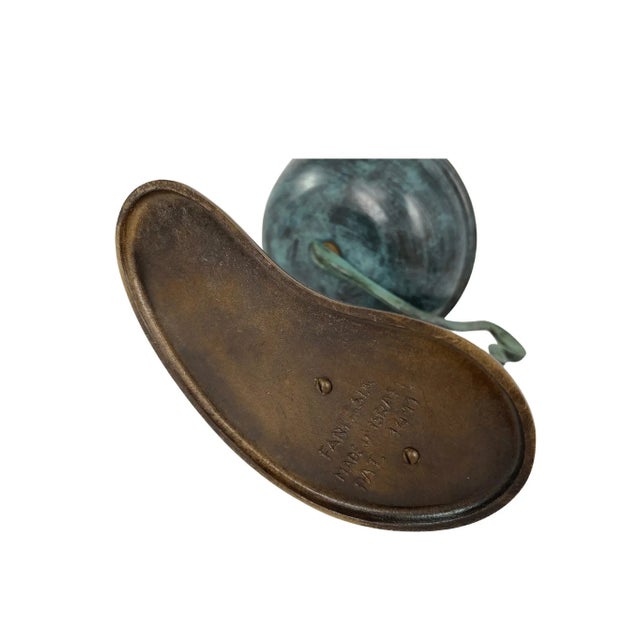 1950s Mid Mod Brass Candy Dish For Sale - Image 5 of 6