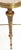 Exception Clover Shape Pink Marble Top Fluted Brass Legs Tall Pedestal Stand For Sale - Image 12 of 15