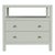Spritely Home Accent Furniture Nora 28 in. W Rectangular 2 Drawer Wide Nightstand with Open Shelf, Sage Green For Sale - Image 4 of 8