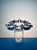 Handcrafted crystal glass vase by Göran Wärff & Ann Wärff for Kosta Boda, Sweden. The vase, named Crinoline, showcases the...