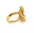 Late 20th Century Carrera Y Carrera 18k Yellow Gold Diamond Womans Ring, Size 6 For Sale - Image 5 of 7