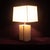 Tommaso Barbi Parchment and Metal Geometric Table Lamp by Aldo Tura Production For Sale - Image 15 of 17