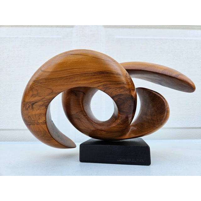 Late 20th Century John Spielman Contemporary Wooden Sculpture For Sale - Image 5 of 16