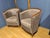 The pair of armchairs shown in the pictures were probably made around the 1930s. They are Art Deco style pieces that carry...