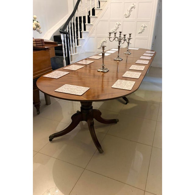 Antique Georgian Extendable Dining Table in Mahogany, 1800 For Sale - Image 3 of 18
