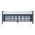 Wood Luna Bench - Navy For Sale - Image 7 of 7